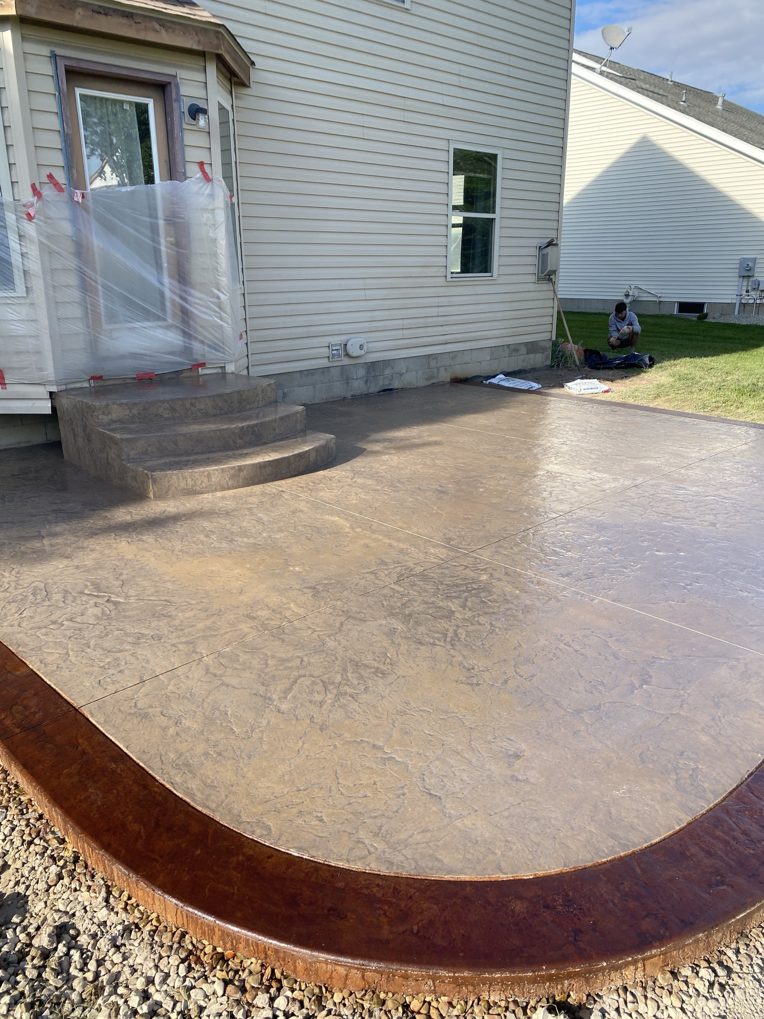 Steps in Worthington, OH by O's Concrete